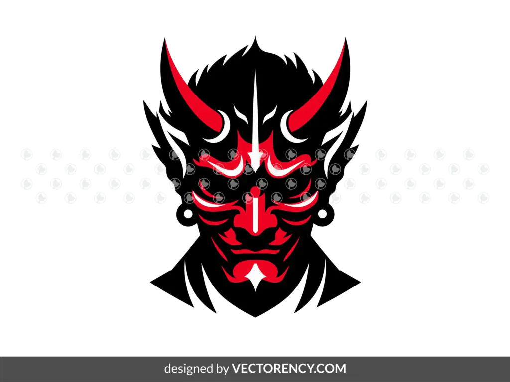 Villain Black and Red SVG