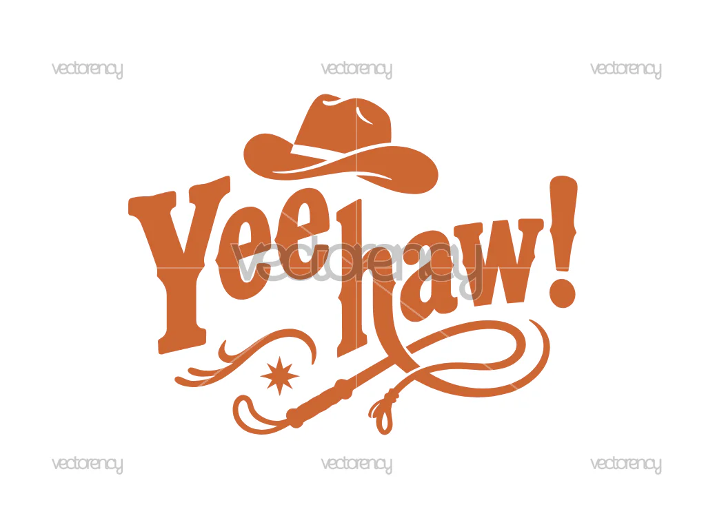 Yeehaw SVG Cut File PNG HD