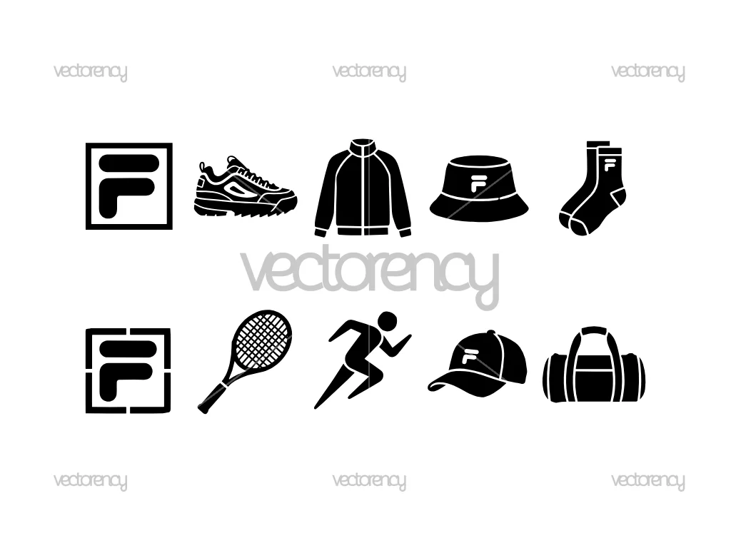 Fila Clipart Icon SVG Image Cricut