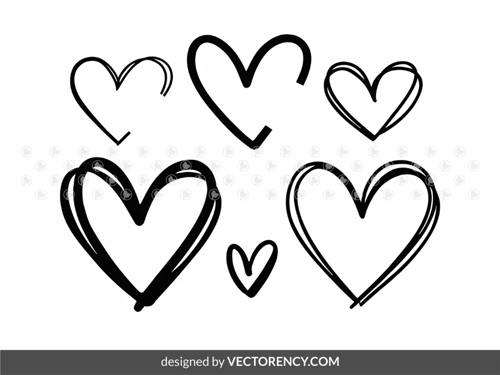 Open Heart SVG, EPS, DXF, PNG