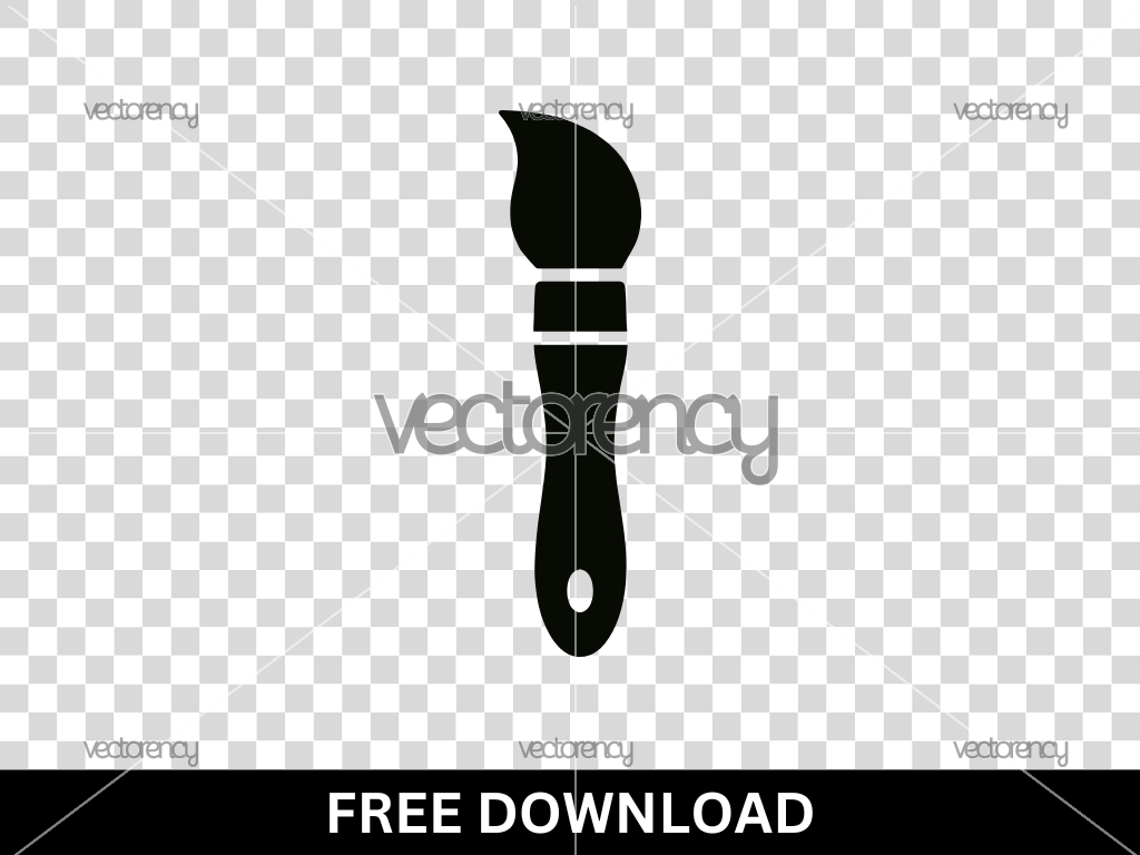 Paint Brush SVG Clipart Free