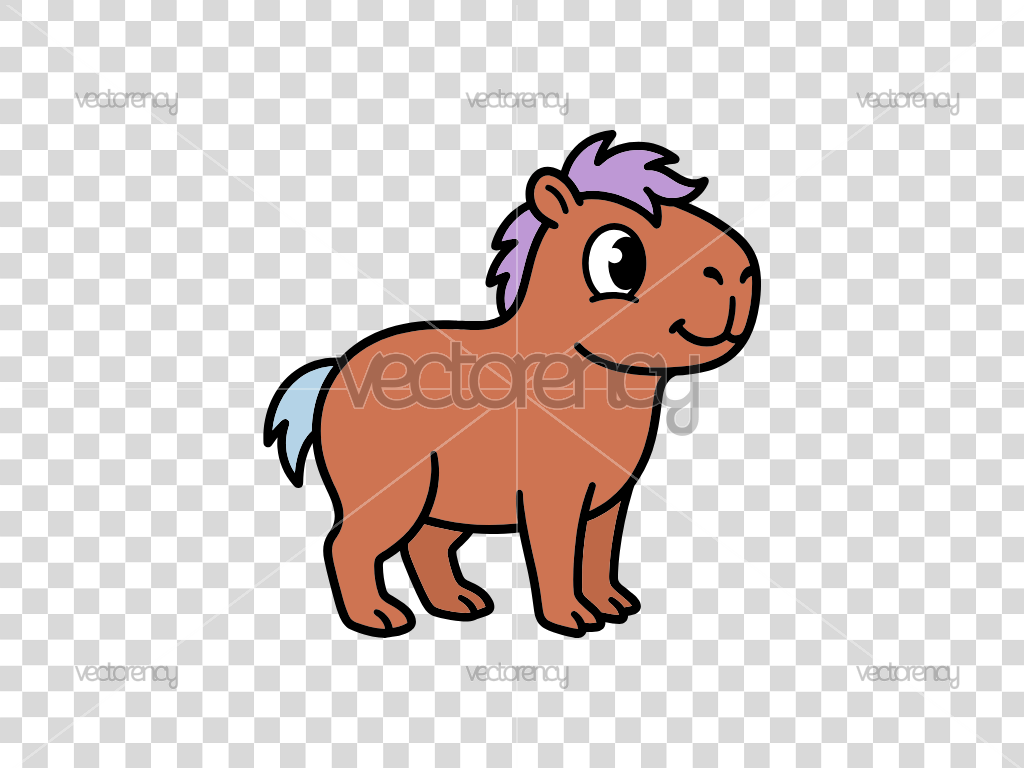 Capybara SVG Cut File and PNG Transparent