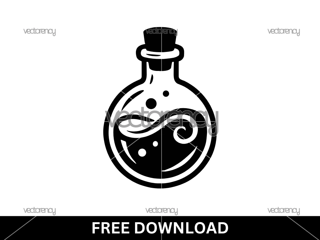 Generic Potion D&D Icon SVG Free