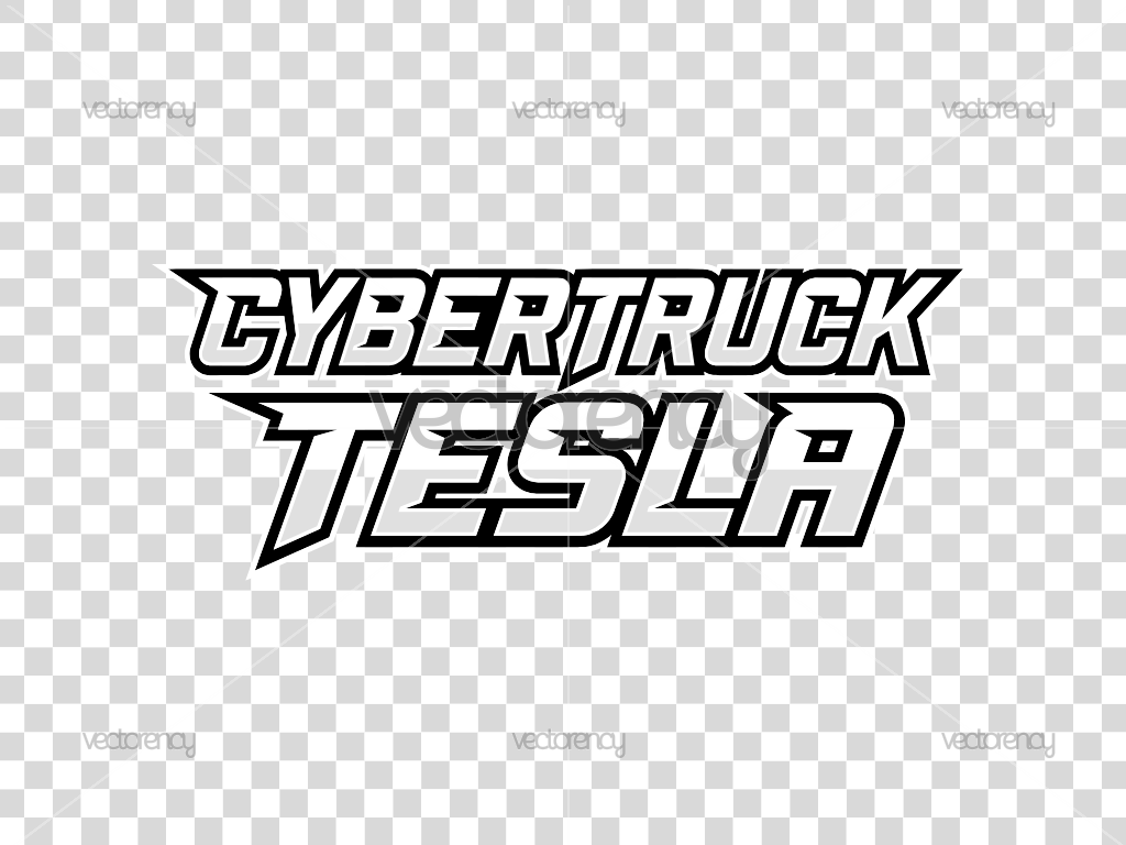 Cybertruck Tesla Vector Art Digital Download