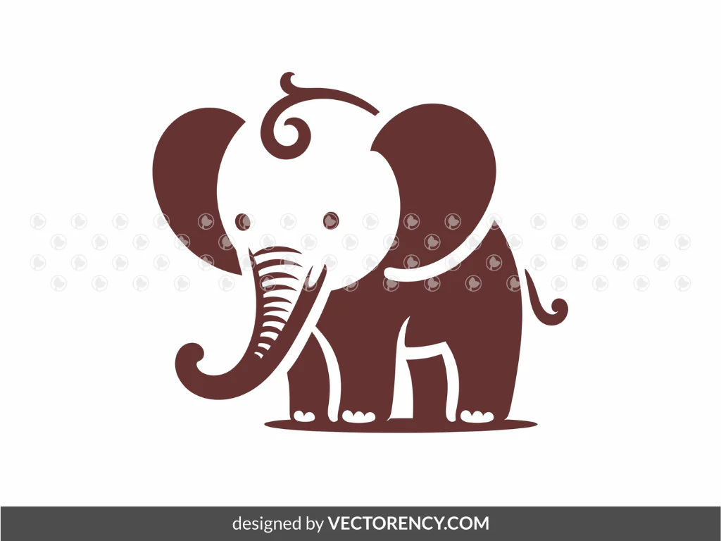 Baby Elephant Clipart