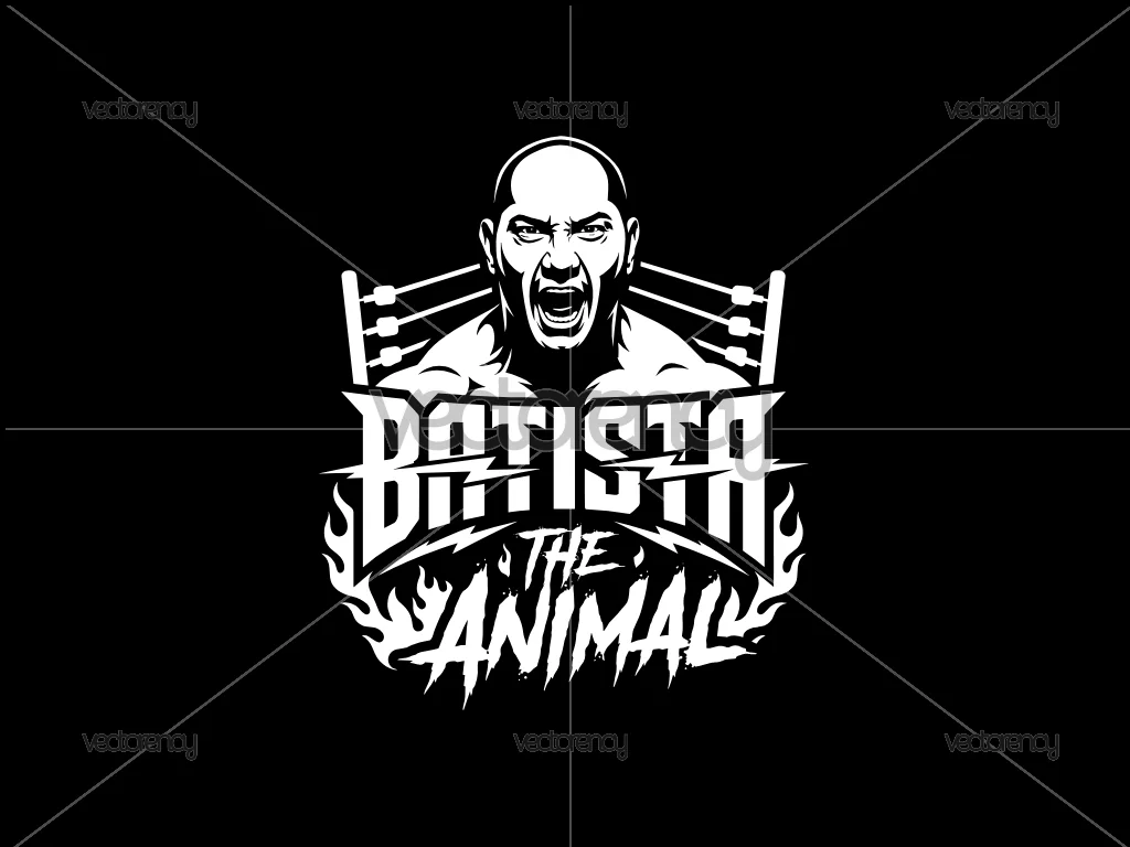 Wrestling Designs Batista Vector PNG Transparent