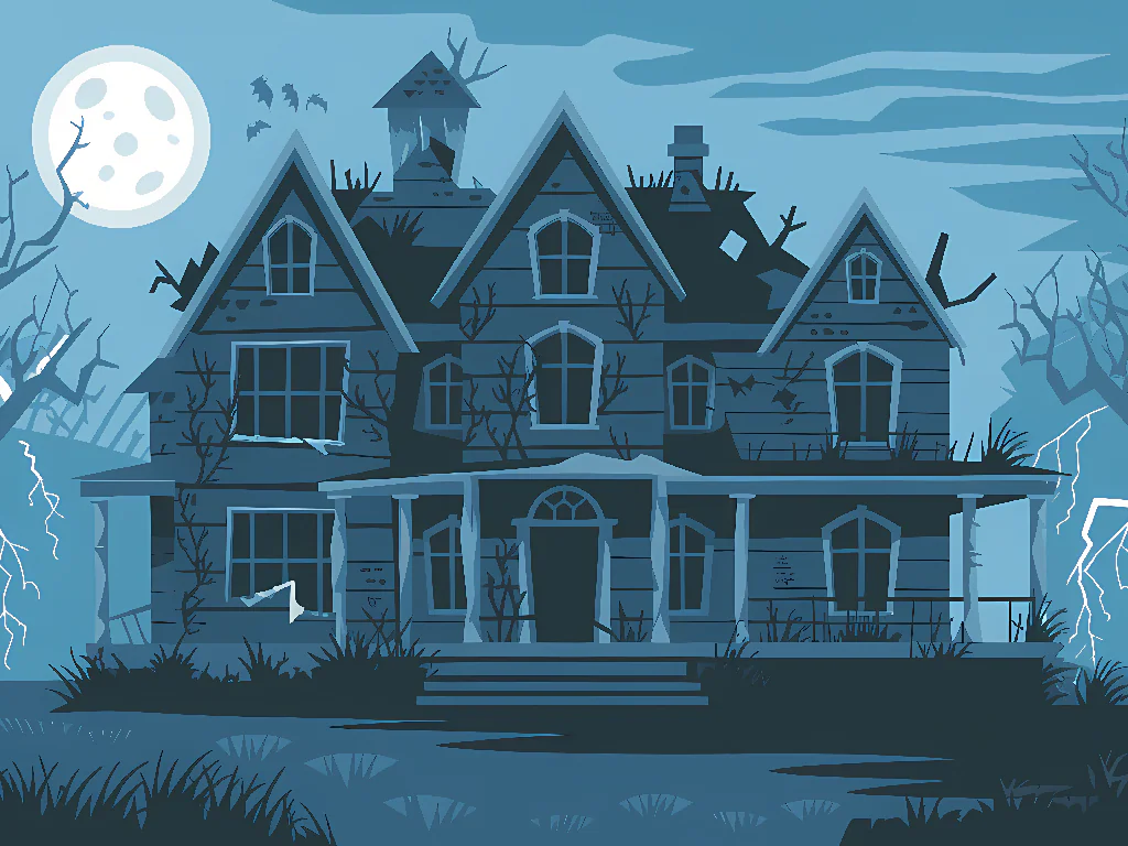 Haunted House Background Free Download