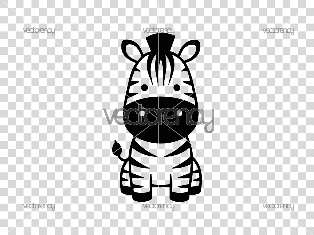 Cute Zebra Cut Files SVG PNG EPS