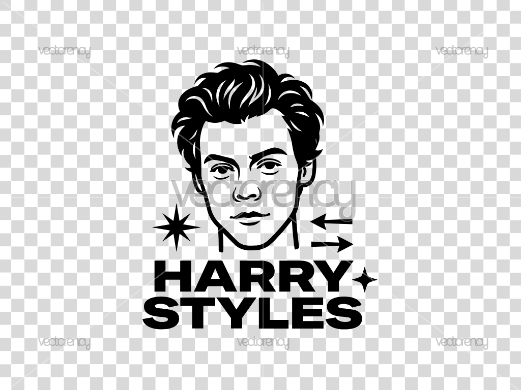 Harry Styles SVG Artwork PNG Transparent