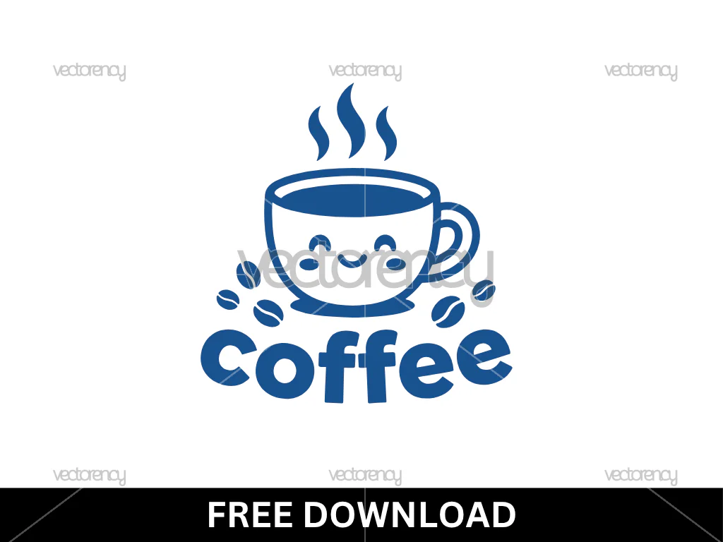 Cute Coffee Cup SVG Free