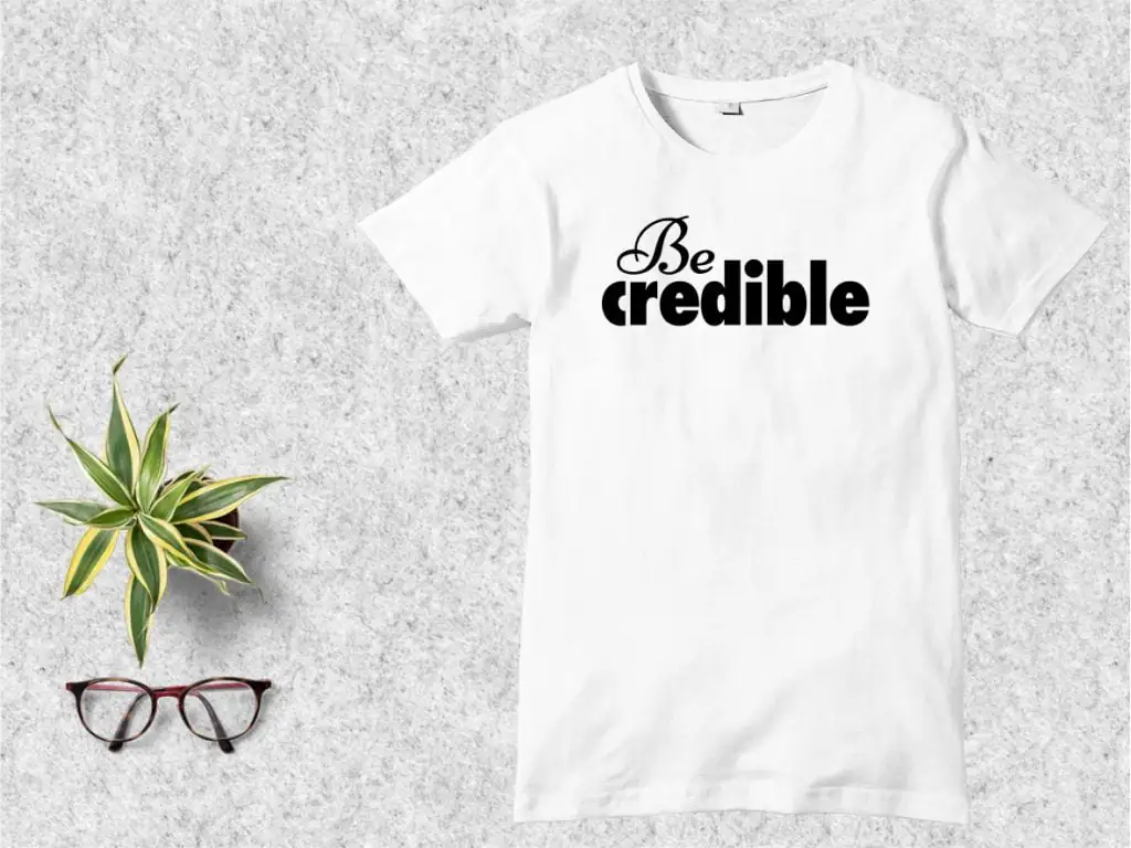 Be Credible SVG