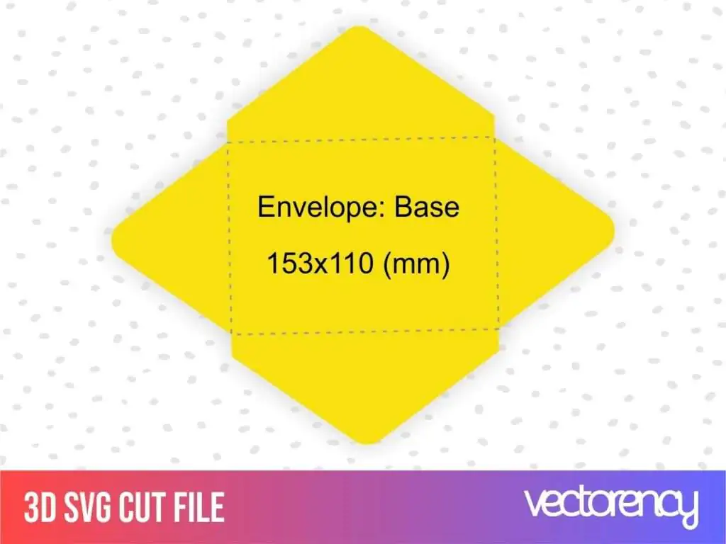 Envelope Template SVG Cut File