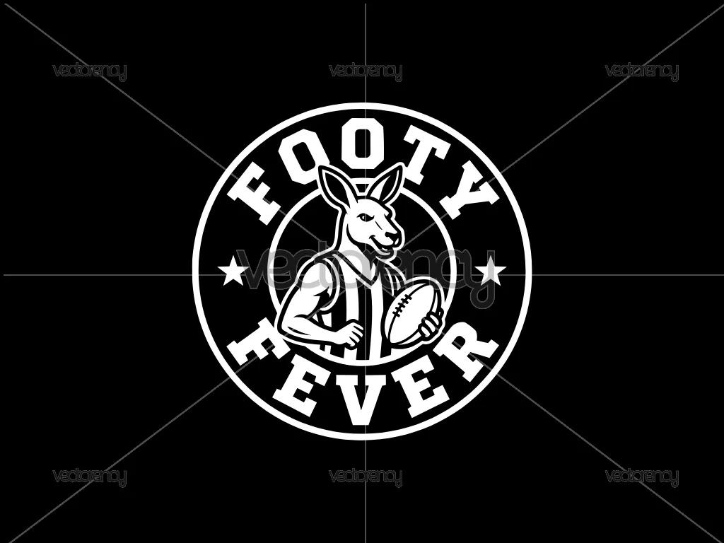 Footy Fever Vector SVG PNG