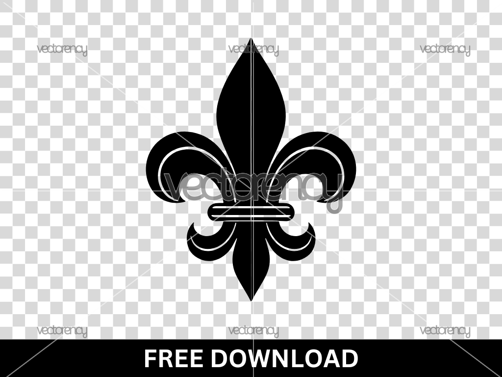 Fleur De Lis Symbol SVG Free Download
