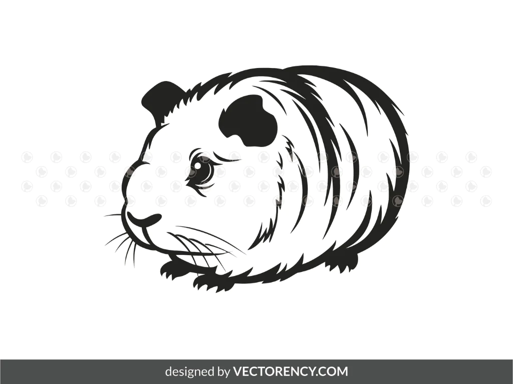 Guinea Pig SVG Clipart Farm Animal Cricut