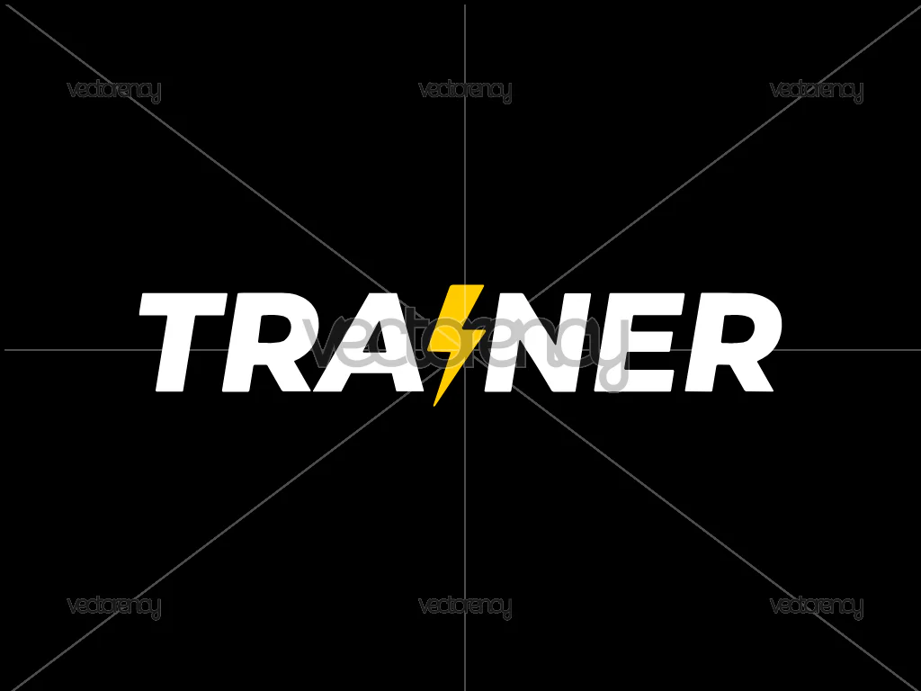 Trainer SVG Fitness Elegant Design for Crafters