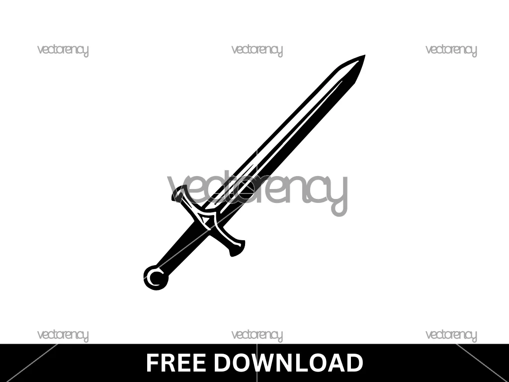 Free Sword SVG Cricut Cut File