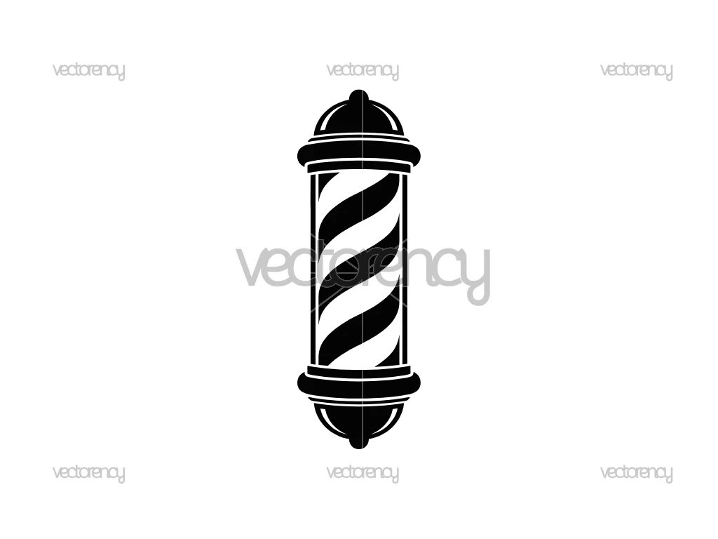 Barber Pole SVG Vector