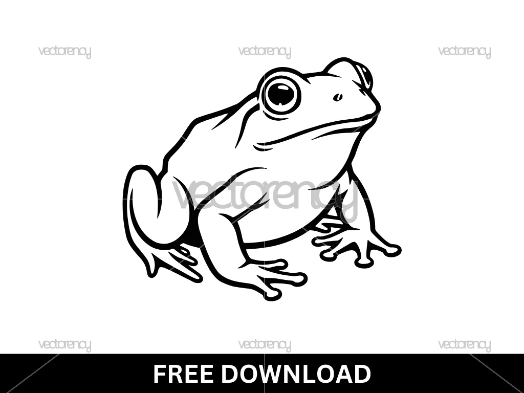 Frog Free SVG Water Animals Wildlife Download