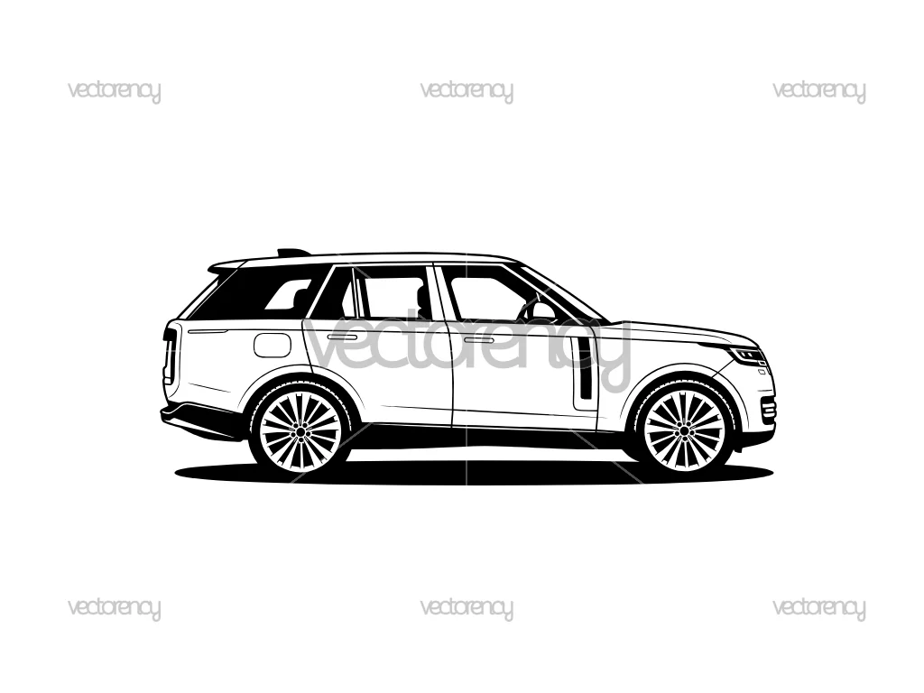 Range Rover Westminster Edition Illustration Premium Vector