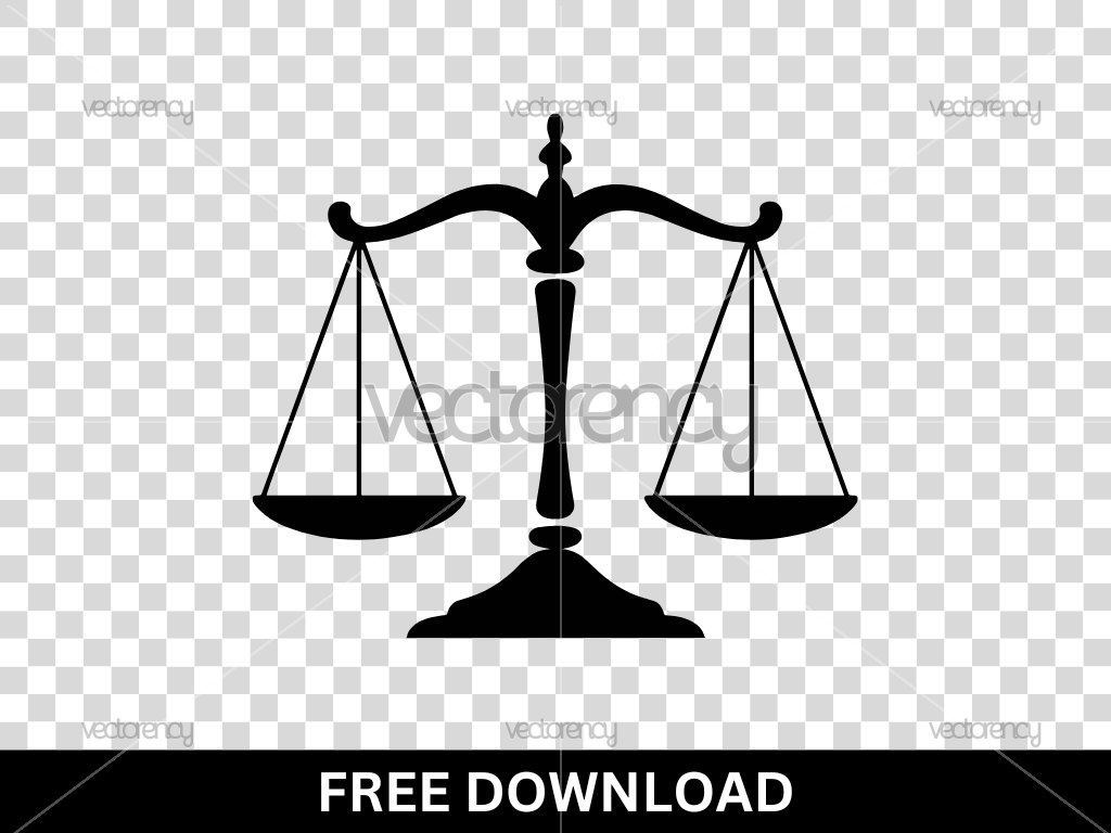 Free Justice Scale Logo SVG