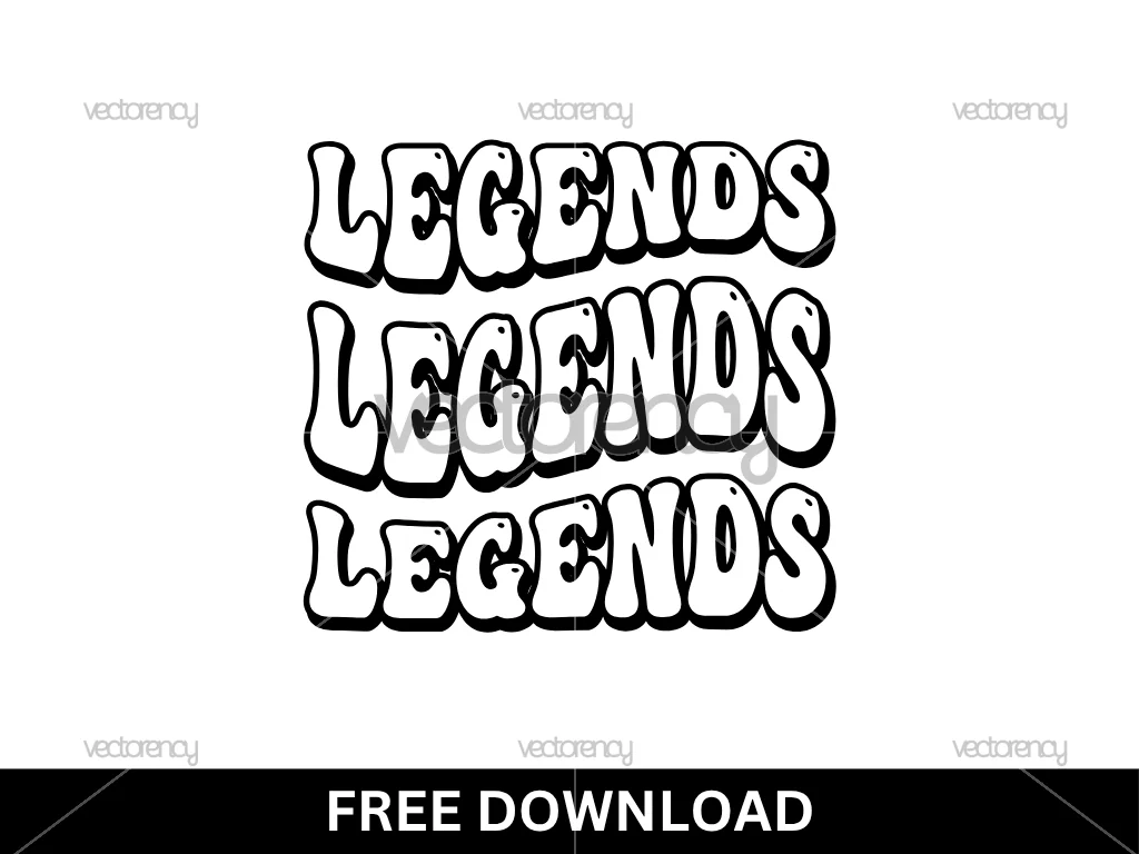 Legends SVG Cut File Free