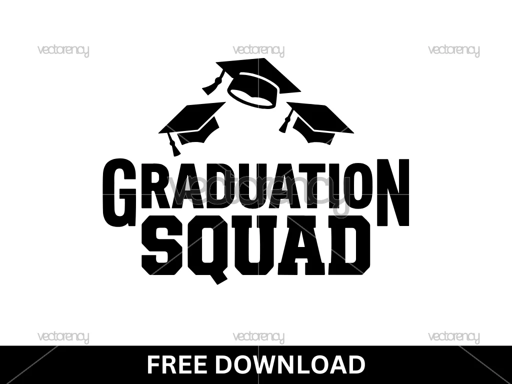 Free Graduation Squad SVG
