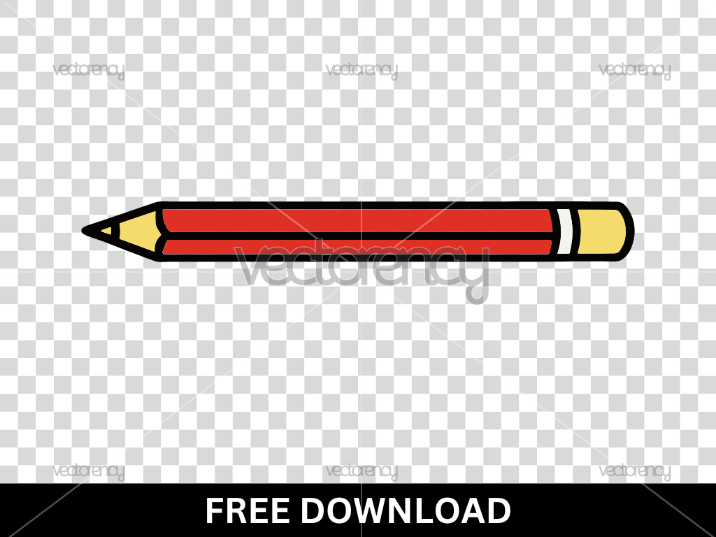 Pencil Clipart SVG Free Download