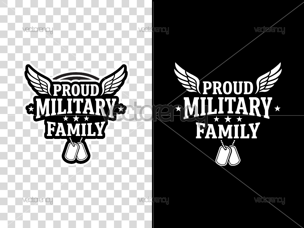 Proud Military Family SVG PNG Image