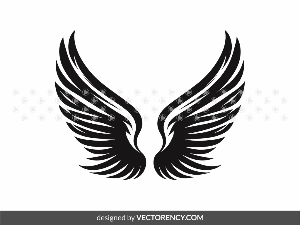 Angel Wings Aesthetic SVG