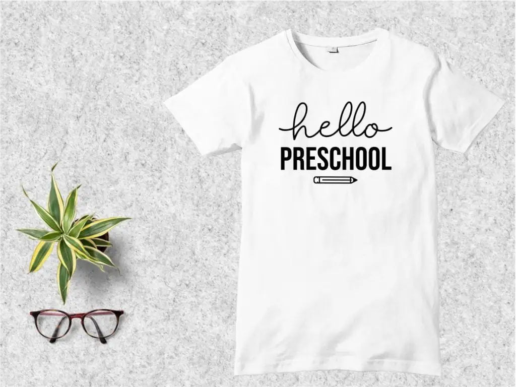 Hello Preschool SVG