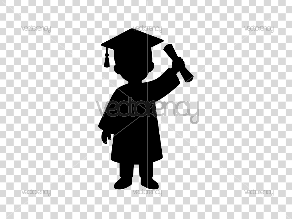 Graduation Silhouette Image Cricut SVG