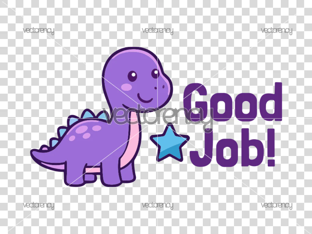 Good Job Dino Appreciation Image Clipart