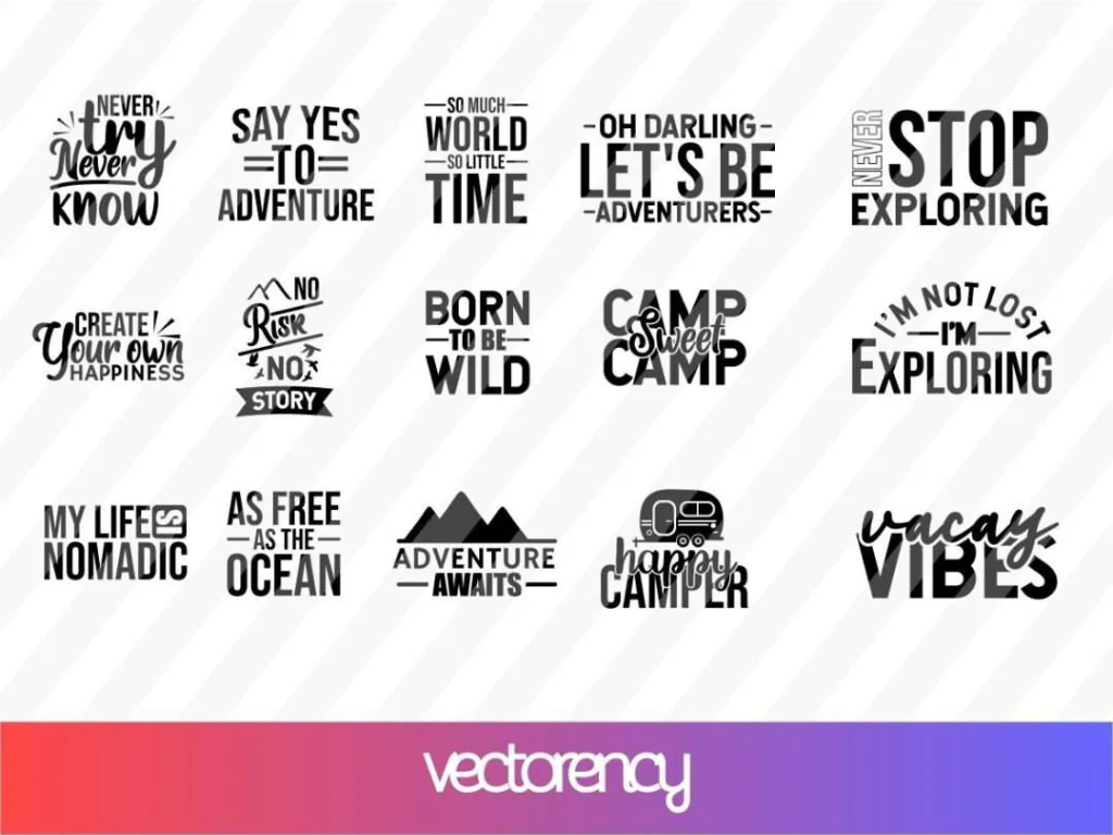 Adventure & Travel SVG Bundle