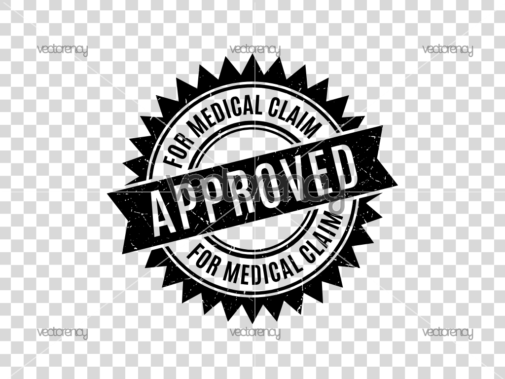 Approved For Medical Claim Stamp Vector SVG PNG Image HD
