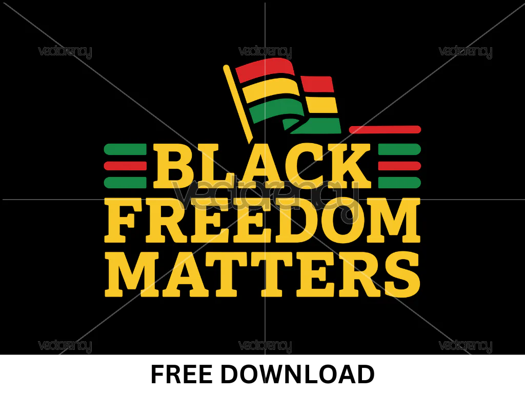 Black Freedom Matters PNG High Quality Image