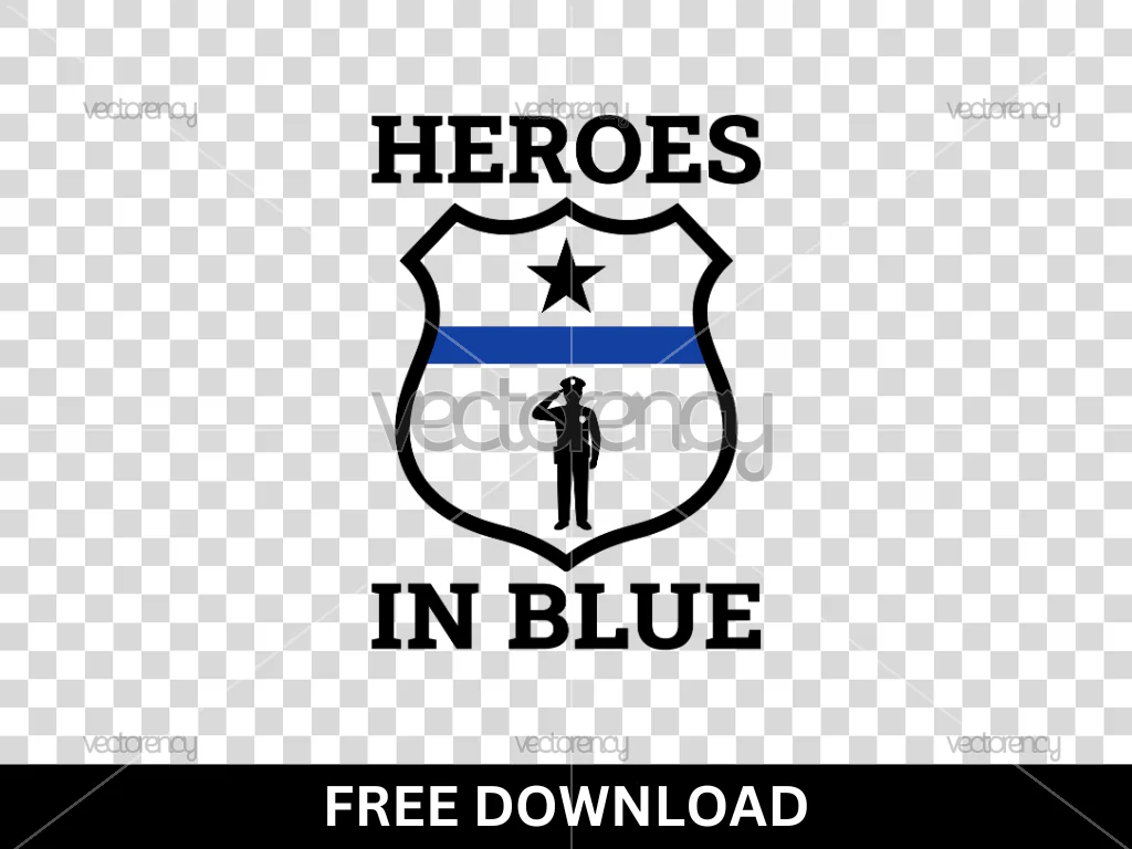 Heroes in Blue PNG Free
