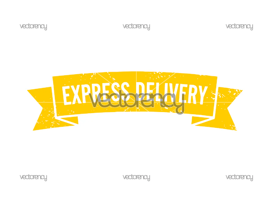 Express Delivery Label SVG