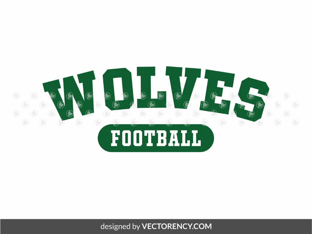 Wolves Football T-Shirt Design Download