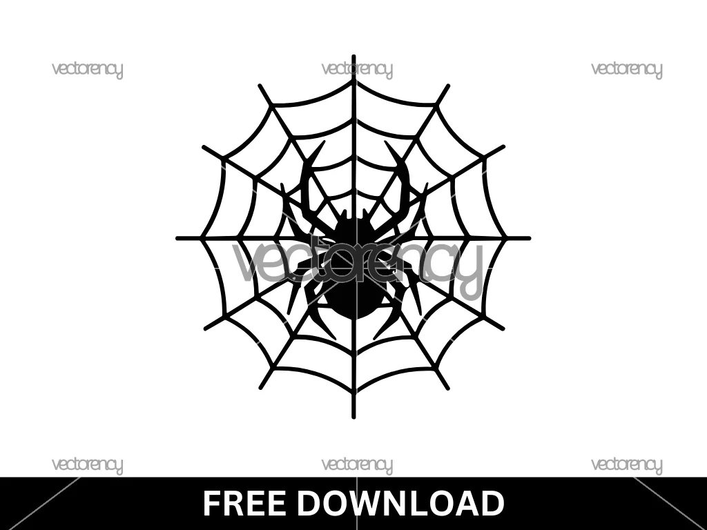 Free Spider Web Chaos Digital Design File SVG