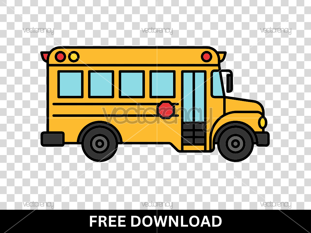 Yellow School Bus Clipart Free