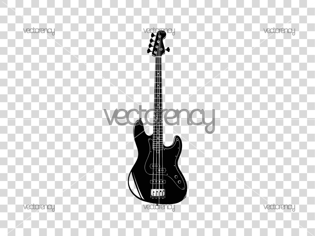 Bass Guitar SVG