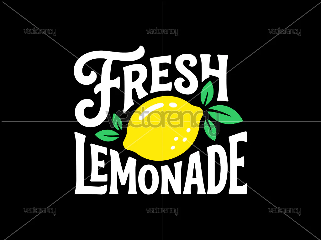 Fresh Lemonade SVG DXF PNG File for Crafter Cricut Cameo