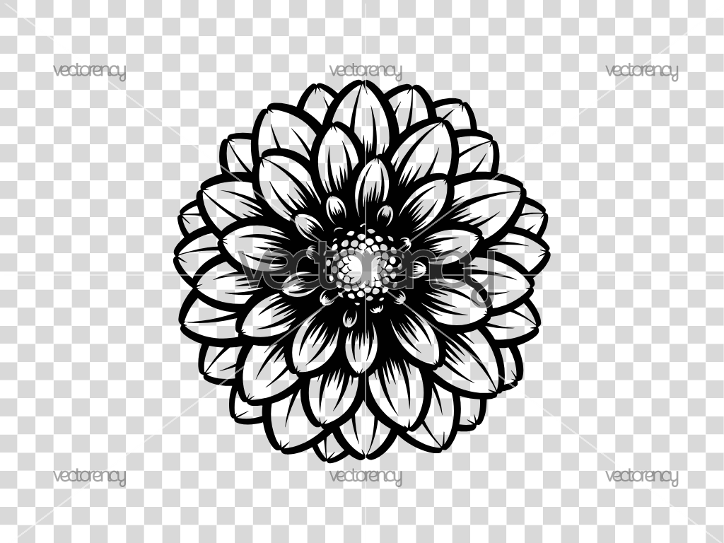Dahlia SVG Cut File