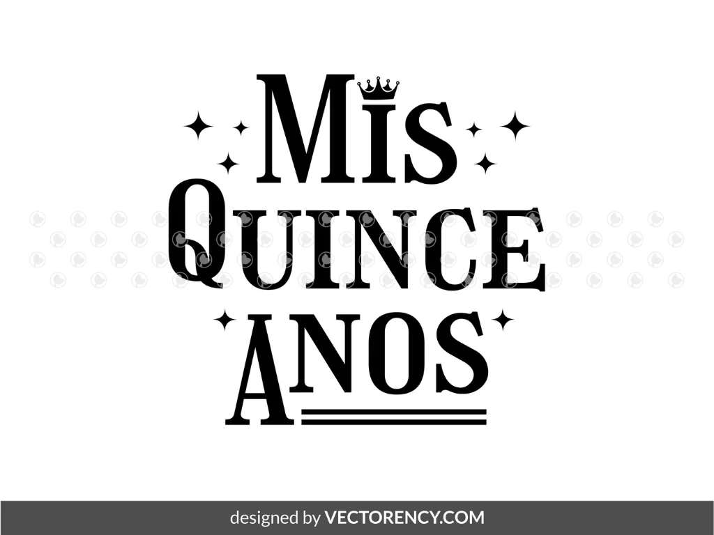 Mis Quince Anos SVG