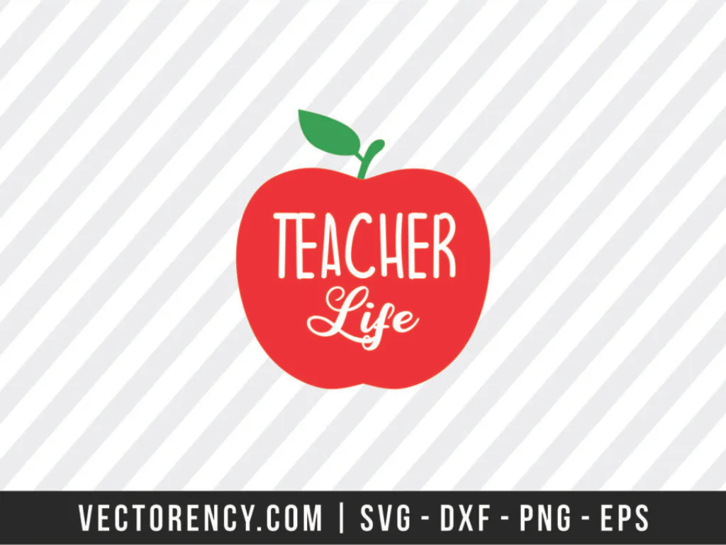 Teacher Life SVG File