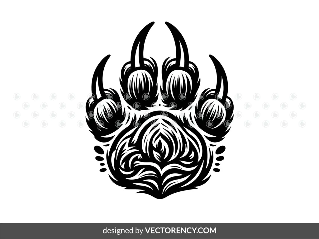 Bear Claw Vector Free Download