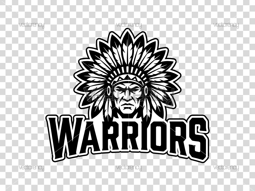 Warriors Mascot SVG
