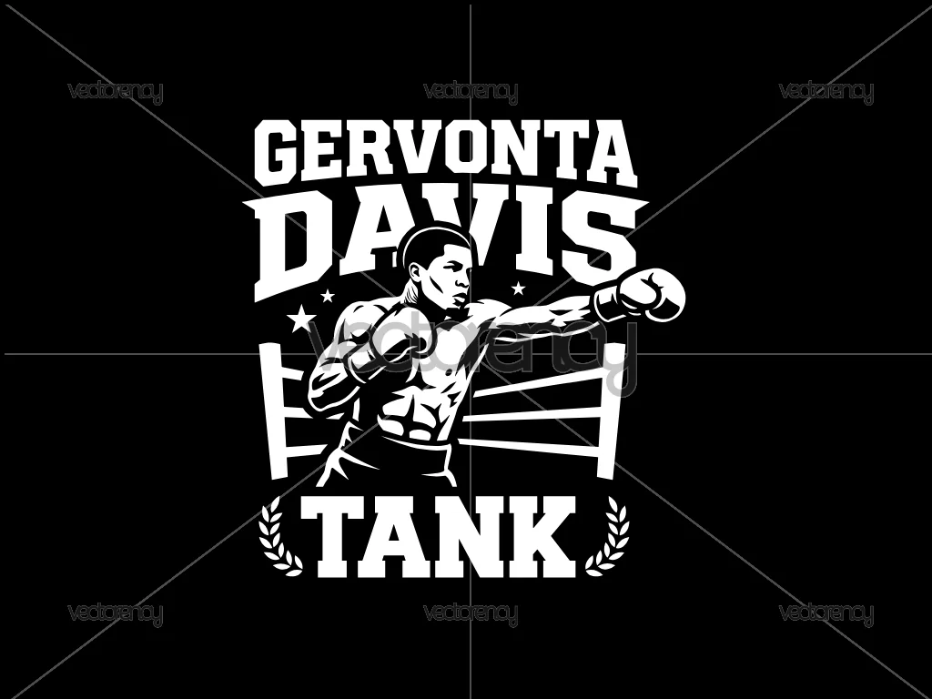 Gervonta Davis Boxing Premium Vector