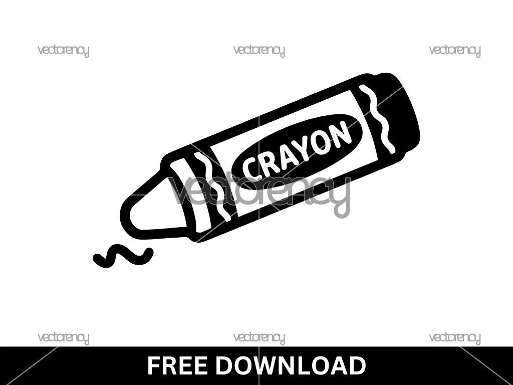 Free Kawaii Crayons SVG Kawaii School SVG